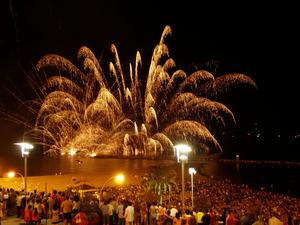 San Juan's bonfires (Hogueras de San Juan)